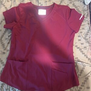 Skechers Women's Maroon Short Sleeve Top